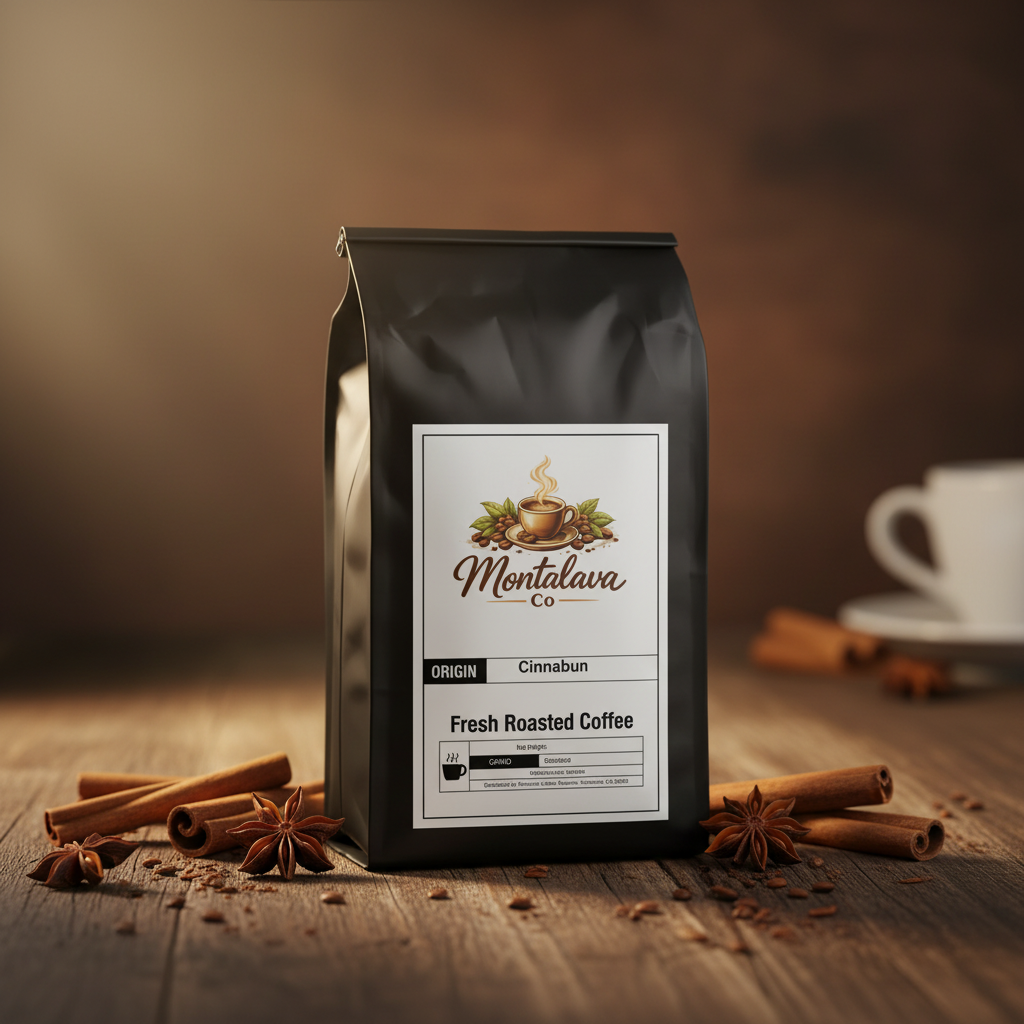 Cinnamon Roll Flavored Coffee – Medium Roast