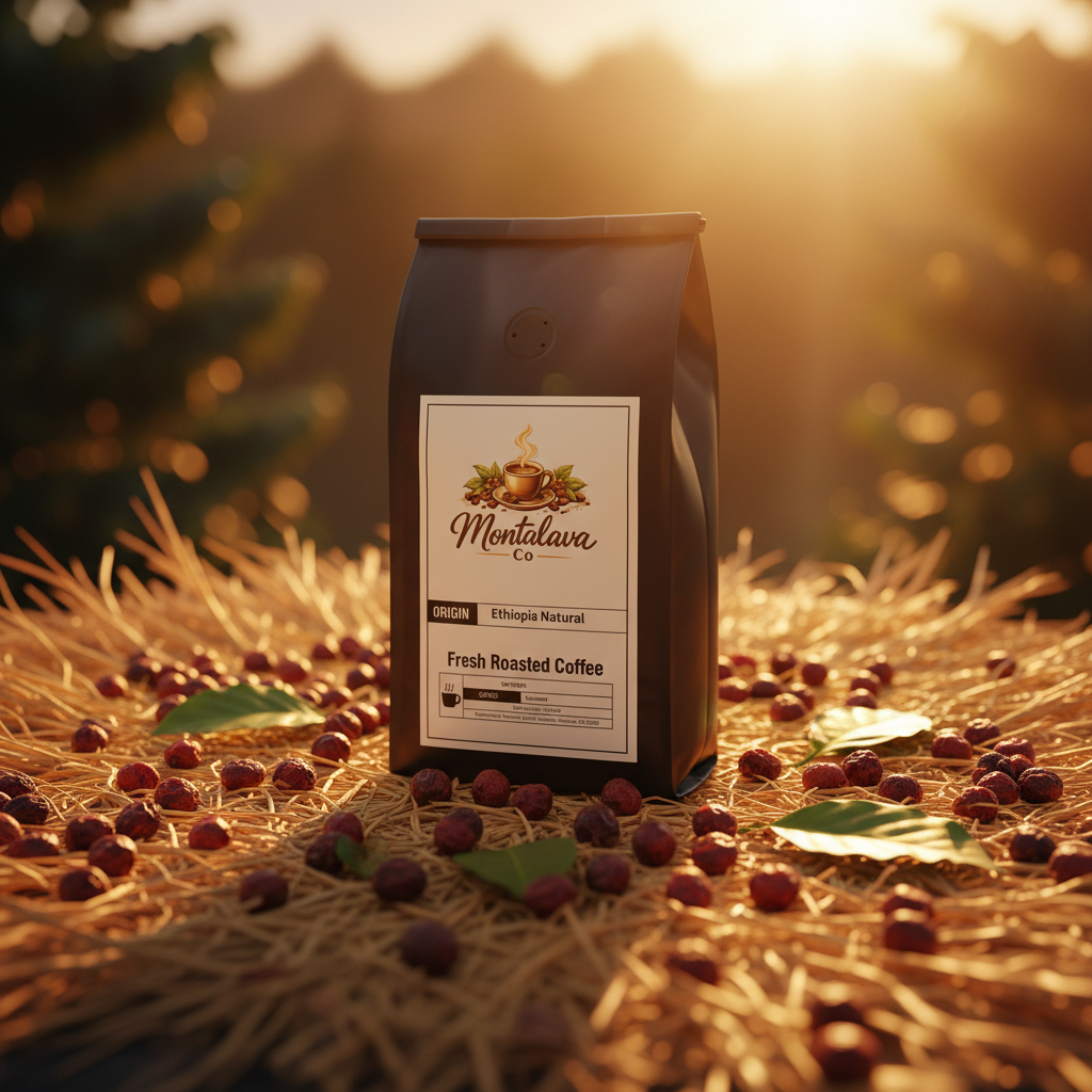 Ethiopia Natural Single Origin Coffee – Medium Light Roast